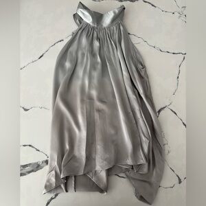 Elegant Silver Women's Blouse